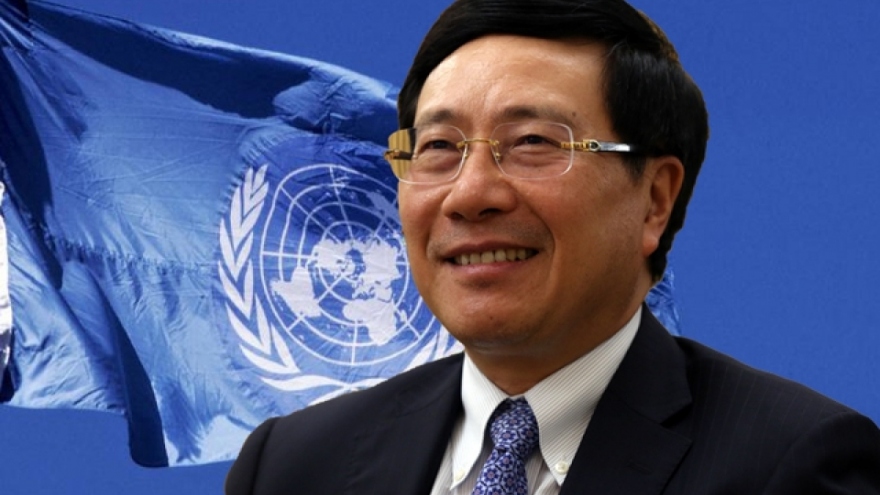 Deputy PM Pham Binh Minh attends UN General Assembly 2022 in New York